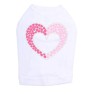 Pink & Light Pink Nailhead Hearts Tank - Many Colors - Posh Puppy Boutique