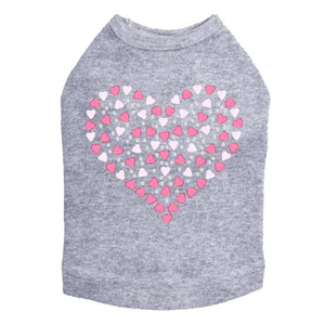 Pink Nailhead Hearts Rhinestone Tank - Many Colors - Posh Puppy Boutique