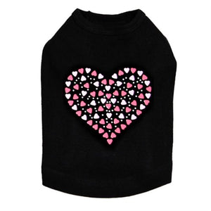 Pink Nailhead Hearts Rhinestone Tank - Many Colors - Posh Puppy Boutique