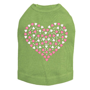 Pink Nailhead Hearts Rhinestone Tank - Many Colors - Posh Puppy Boutique