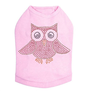 Pink Owl Rhinestones Tank - Many Colors - Posh Puppy Boutique