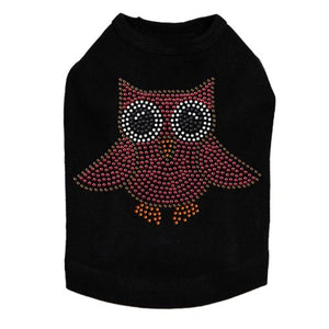 Pink Owl Rhinestones Tank - Many Colors - Posh Puppy Boutique