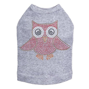 Pink Owl Rhinestones Tank - Many Colors - Posh Puppy Boutique