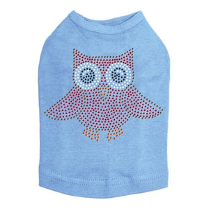 Pink Owl Rhinestones Tank - Many Colors - Posh Puppy Boutique