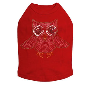 Pink Owl Rhinestones Tank - Many Colors - Posh Puppy Boutique