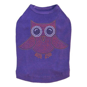 Pink Owl Rhinestones Tank - Many Colors - Posh Puppy Boutique