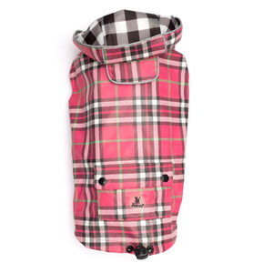 Pink Plaid London Raincoat - Posh Puppy Boutique