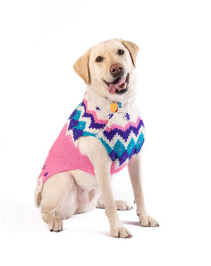 Pink Ski Bum Sweater - Posh Puppy Boutique