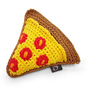 Pizza Crochet Toy - Posh Puppy Boutique