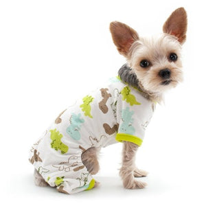 PJ Dinosaur - Green - Posh Puppy Boutique