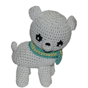 Polar Bear Knit Toy - Posh Puppy Boutique