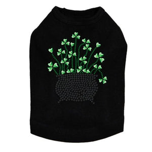 Pot of Shamrocks Rhinestone Dog Tank - Many Colors - Posh Puppy Boutique