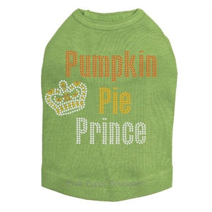 Pumpkin Pie Prince Rhinestone Tanks - Many Colors - Posh Puppy Boutique