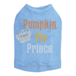 Pumpkin Pie Prince Rhinestone Tanks - Many Colors - Posh Puppy Boutique