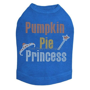 Pumpkin Pie Princess Rhinestone Tanks - Many Colors - Posh Puppy Boutique