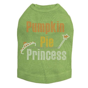 Pumpkin Pie Princess Rhinestone Tanks - Many Colors - Posh Puppy Boutique