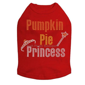 Pumpkin Pie Princess Rhinestone Tanks - Many Colors - Posh Puppy Boutique