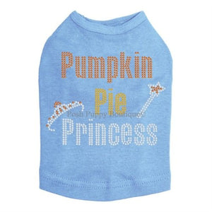 Pumpkin Pie Princess Rhinestone Tanks - Many Colors - Posh Puppy Boutique