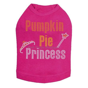 Pumpkin Pie Princess Rhinestone Tanks - Many Colors - Posh Puppy Boutique