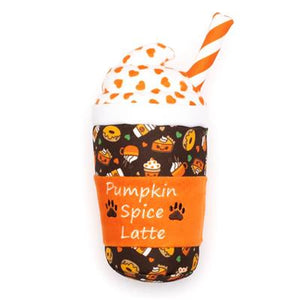 Pumpkin Spice Latte Toy - Posh Puppy Boutique