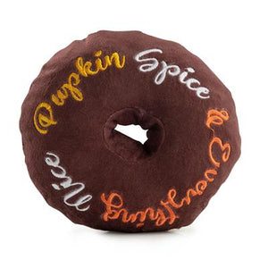 Pupkin Spice Donut Toy - Posh Puppy Boutique