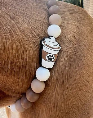 Puppuccino Beaded Pet Collar - Posh Puppy Boutique