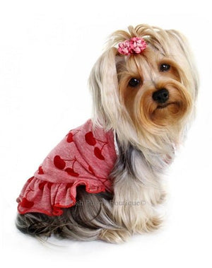 Red Cherry Dress - Posh Puppy Boutique