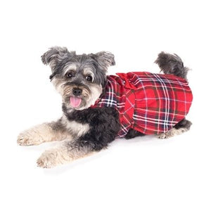 Red Plaid Dress - Posh Puppy Boutique