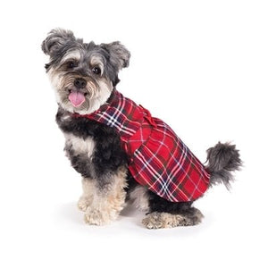 Red Plaid Dress - Posh Puppy Boutique