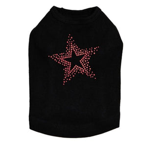 Red Star Rhinestone Tank - Many Colors - Posh Puppy Boutique