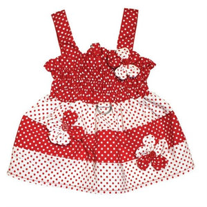 Red & White Polka Dot Sundress - Posh Puppy Boutique