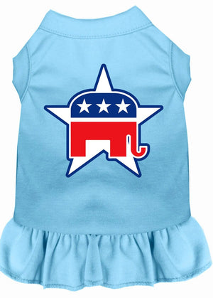 Republican Screen Dog Dress - Posh Puppy Boutique