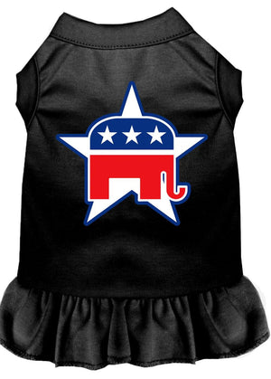 Republican Screen Dog Dress - Posh Puppy Boutique