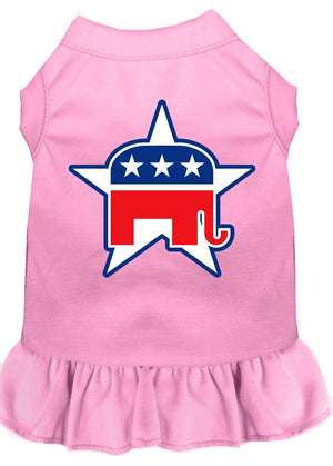 Republican Screen Dog Dress - Posh Puppy Boutique