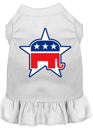 Republican Screen Dog Dress - Posh Puppy Boutique