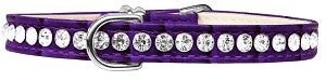 Rhinestone Designer Croc Dog Collar in Many Colors - Posh Puppy Boutique