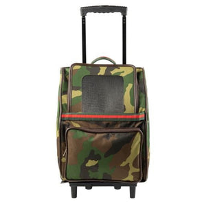 RIO Camo with Stripe Rolling Carrier 3 in 1 Carrier - Posh Puppy Boutique