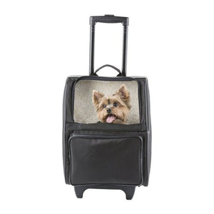 RIO Classic Rolling Carrier - Black - Posh Puppy Boutique