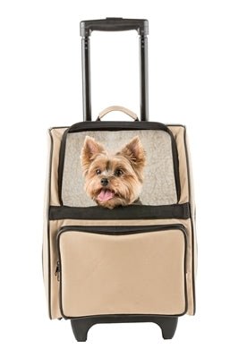 RIO Khaki Rolling Carrier - Posh Puppy Boutique