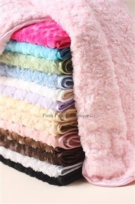 Rosebud Luxury Pet Blankets - Many Colors - Posh Puppy Boutique