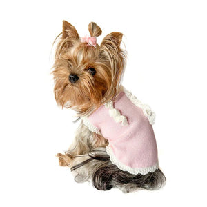 Ruffles and Pearls Sweater - Posh Puppy Boutique