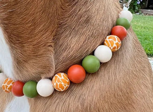 Safari Beaded Pet Collar - Posh Puppy Boutique
