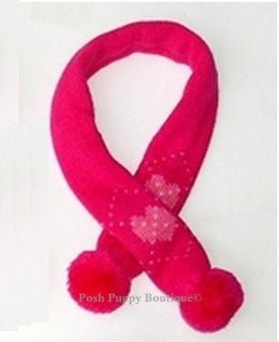 Sassy Scarf - Pink Hearts