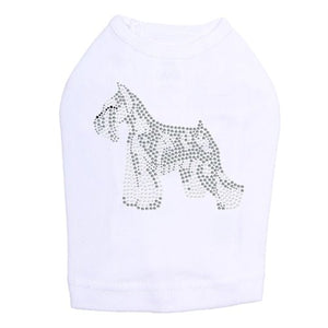 Schnauzer Rhinestone Tank - Many Colors - Posh Puppy Boutique