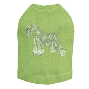 Schnauzer Rhinestone Tank - Many Colors - Posh Puppy Boutique