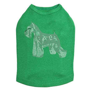 Schnauzer Rhinestone Tank - Many Colors - Posh Puppy Boutique