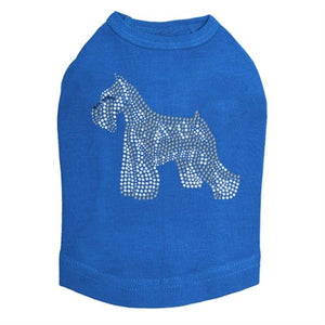 Schnauzer Rhinestone Tank - Many Colors - Posh Puppy Boutique