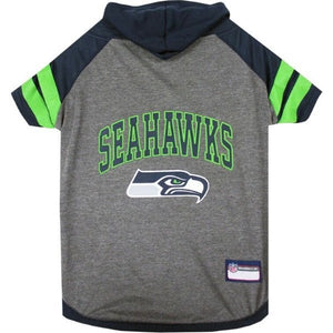 Seattle Seahawks Pet Hoodie T - Posh Puppy Boutique