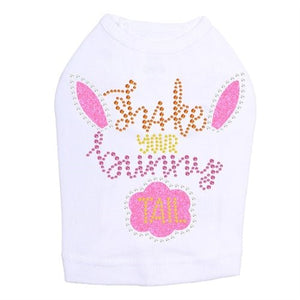 Shake Your Bunny Tail Dog Tank - Many Colors - Posh Puppy Boutique