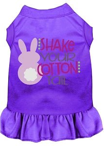 Shake Your Cotton Tail Screen Print Dog Dress in Many Colors - Posh Puppy Boutique